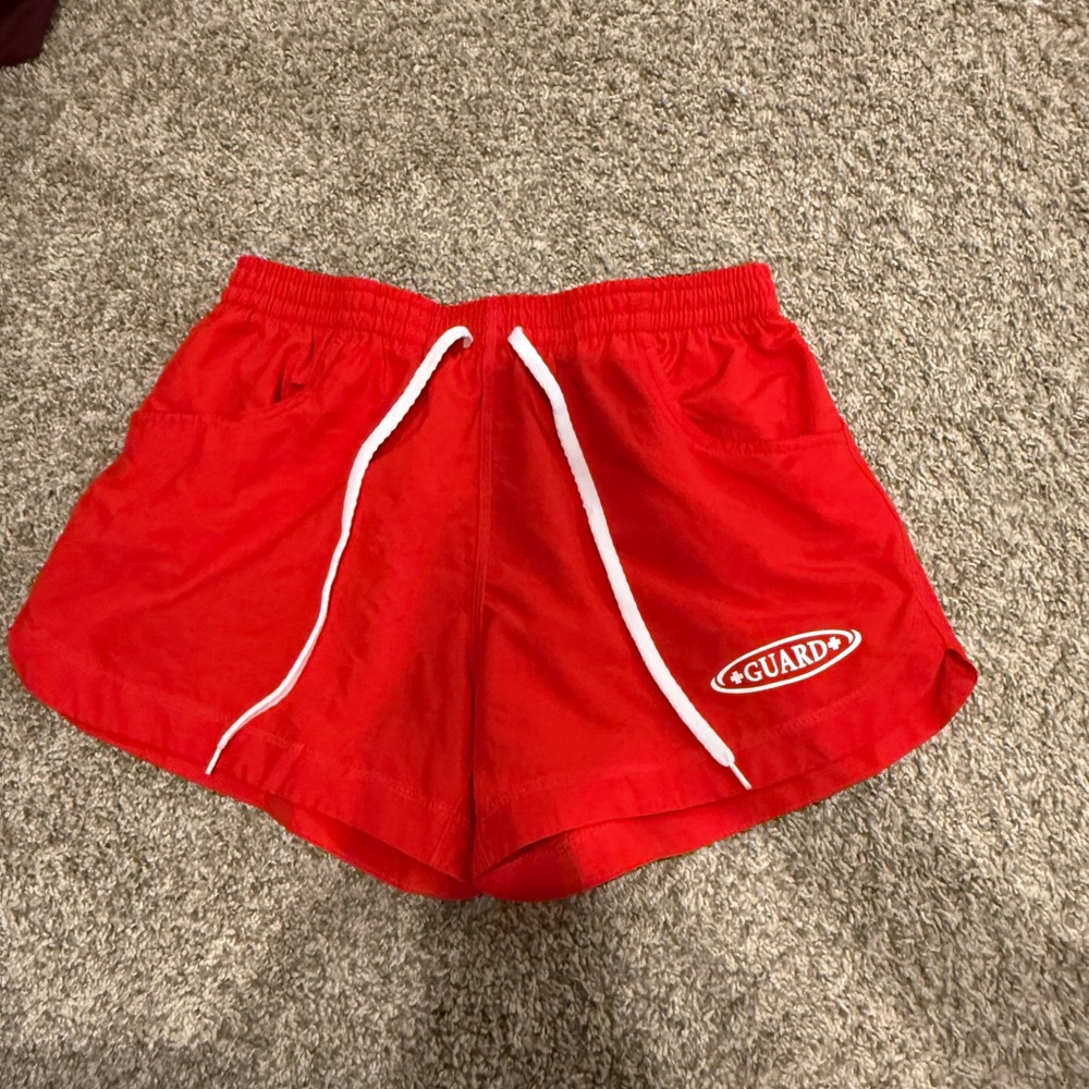 Red Women's Shorts